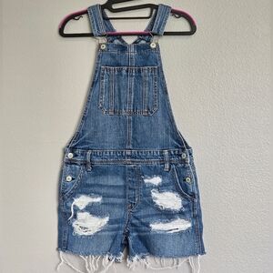 American Eagle Denim Tom Girl ShorTall Overall/  XS